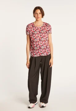 Montagut T-Shirts Et Débardeurs-Top en viscose floral - Nantes 86-Multicolore