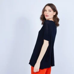 Montagut T-Shirts Et Débardeurs-T-shirt ample - Conrad 05-Bleu marine