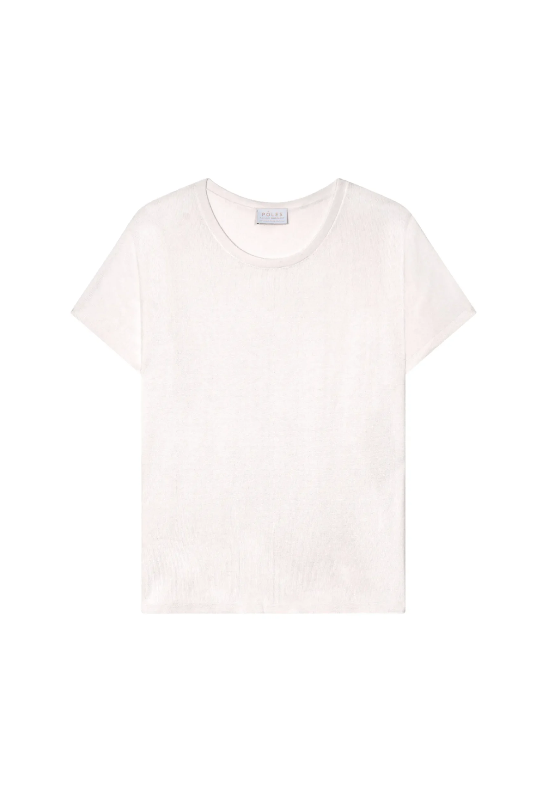 Montagut T-Shirts Et Débardeurs-T-shirt ample avec fentes - Nova 82-Ecru