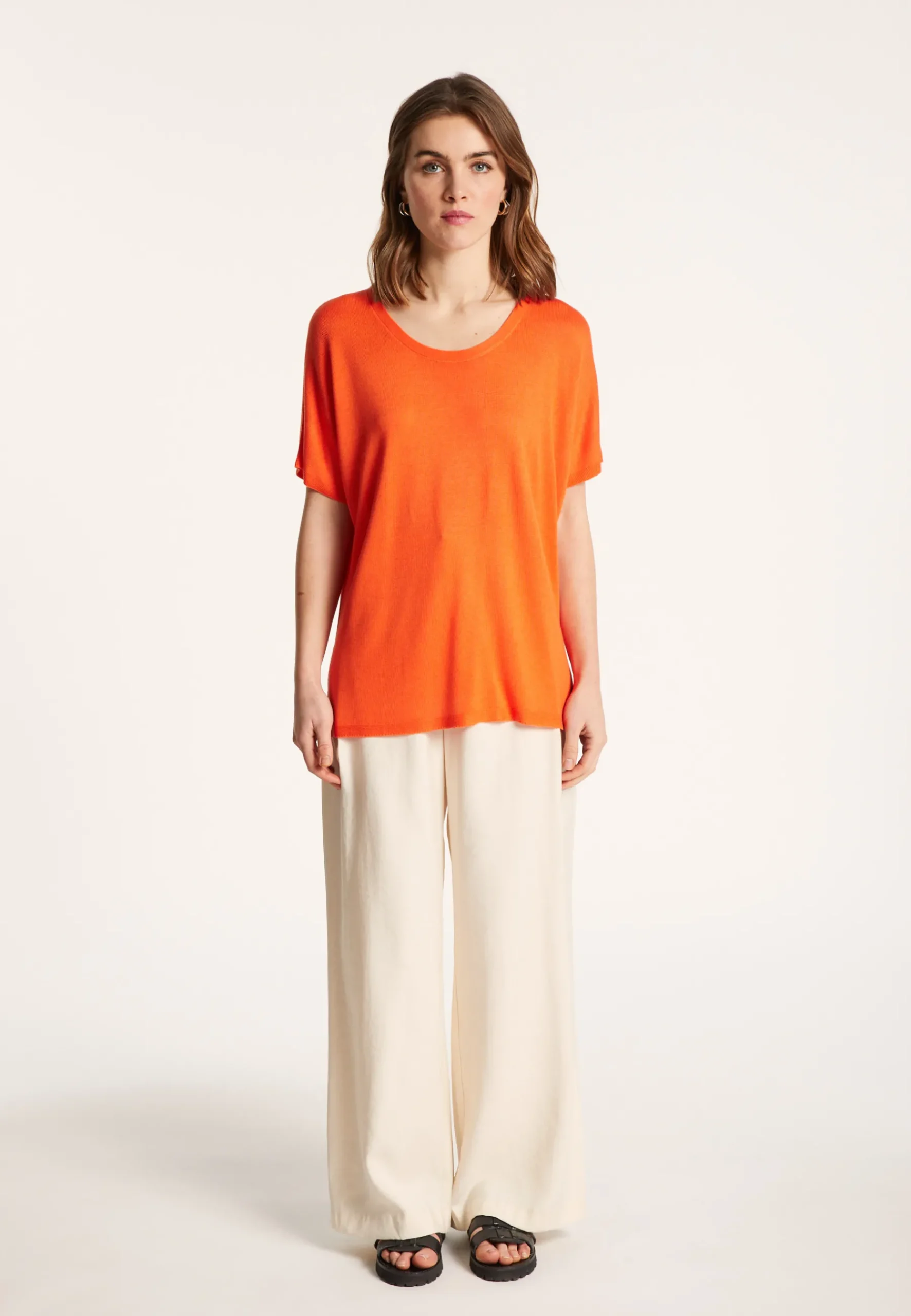 Montagut T-Shirts Et Débardeurs-T-shirt ample avec fentes - Nova 15-Orange
