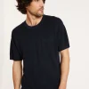 Montagut Polos Et T-Shirts-T-shirt ample en lin flammé - Deon 05-Bleu marine