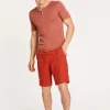 Montagut Polos Et T-Shirts-T-shirt col boutonné en lin - Leonce 46-Marron clair