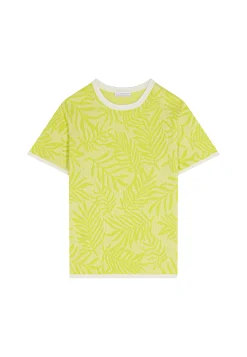 Montagut Polos Et T-Shirts-T-shirt col rond à motifs - Isham 90-Vert anis