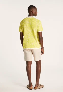 Montagut Polos Et T-Shirts-T-shirt col rond à motifs - Isham 90-Vert anis