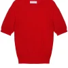 Montagut T-Shirts Et Débardeurs-T-shirt col rond en coton - Sidonie 52-Rouge