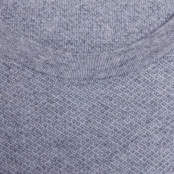 Montagut Polos Et T-Shirts-T-shirt col rond en coton cachemire - Hideo 09-Gris moyen