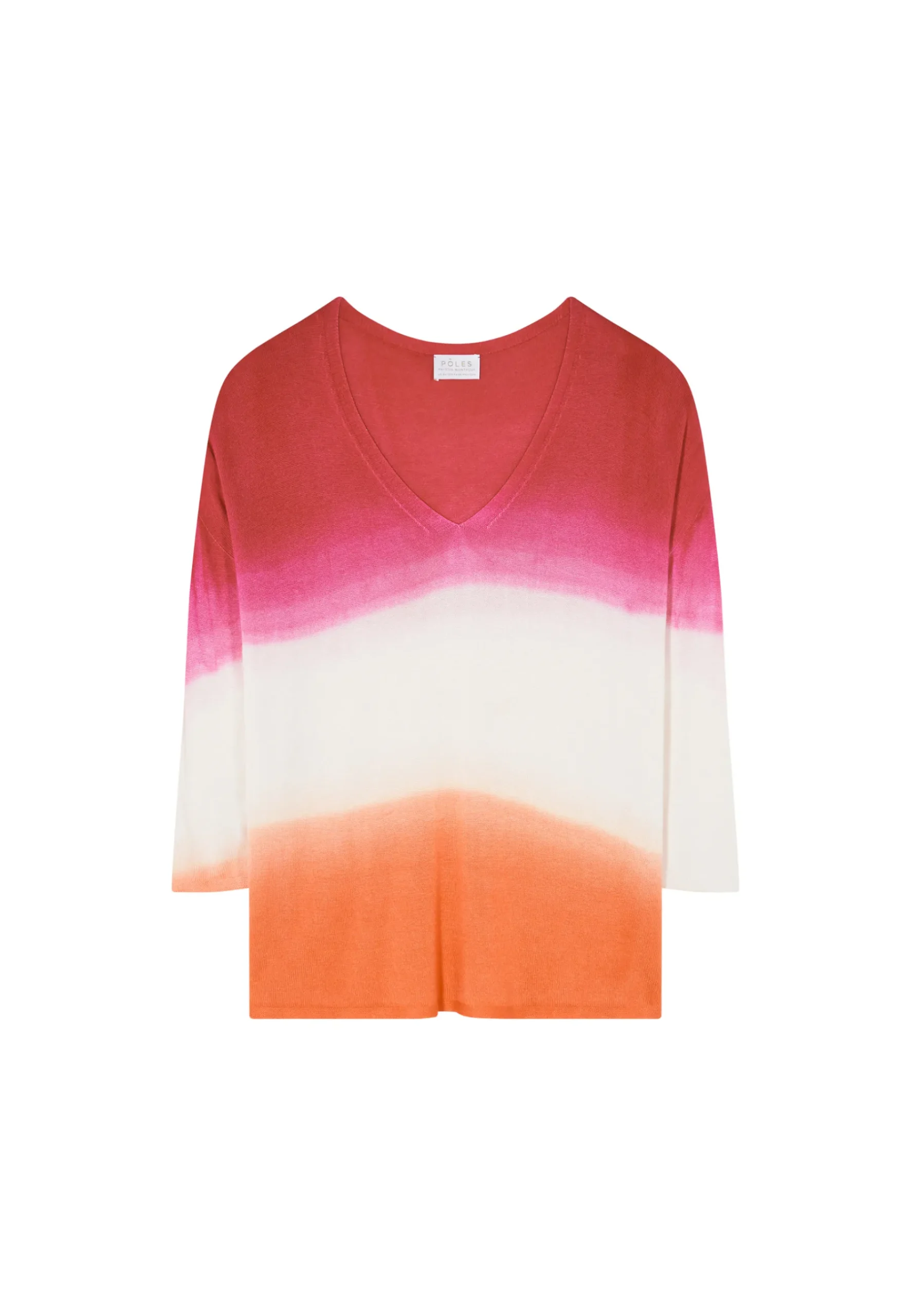 Montagut T-Shirts Et Débardeurs-T-shirt dip dye manches longues - Nahla Bis 26-Rose foncé