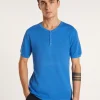 Montagut Polos Et T-Shirts-T-shirt en coton - Brieux 77-Bleu ciel