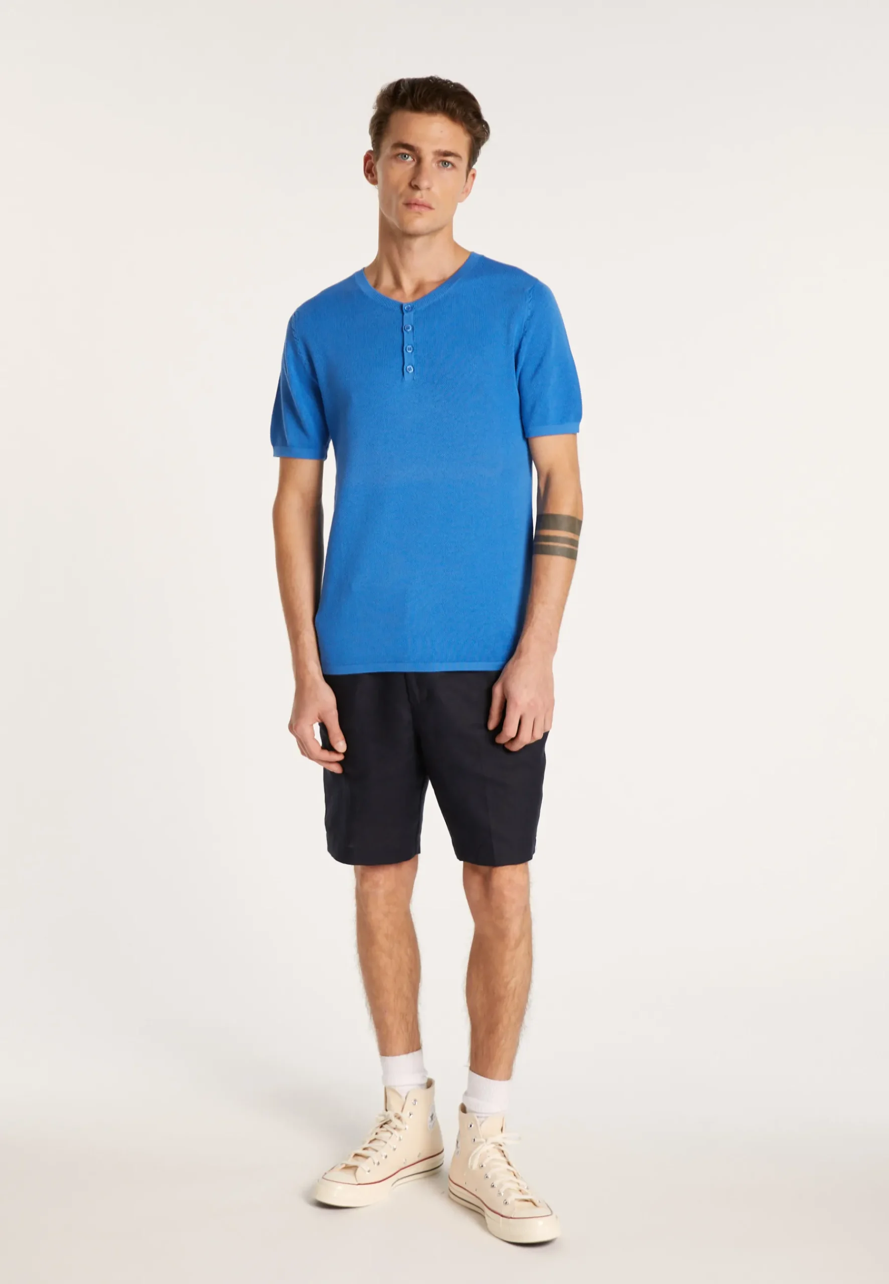 Montagut Polos Et T-Shirts-T-shirt en coton - Brieux 77-Bleu ciel