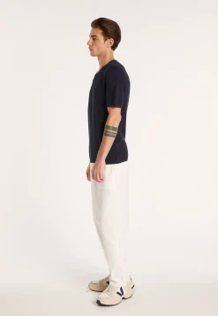 Montagut Polos Et T-Shirts-T-shirt en coton - Brieux 05-Bleu marine