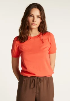 Montagut T-Shirts Et Débardeurs-T-shirt en coton - Dalia 25-Rose moyen