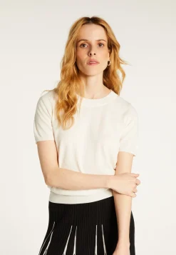 Montagut T-Shirts Et Débardeurs-T-shirt en coton - Dalia 82-Ecru