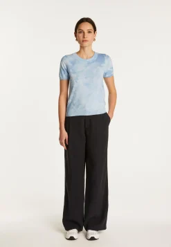 Montagut T-Shirts Et Débardeurs-T-shirt en coton - Dalia 62-Batik ciel