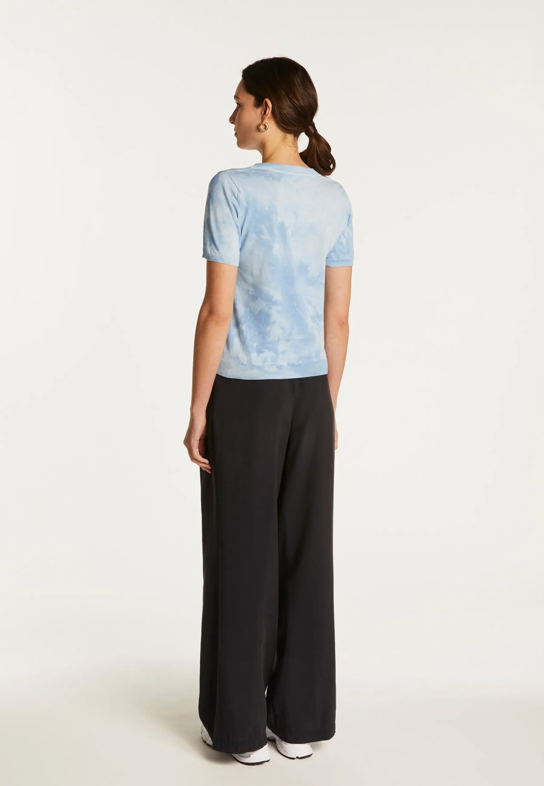 Montagut T-Shirts Et Débardeurs-T-shirt en coton - Dalia 62-Batik ciel