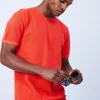 Montagut Polos Et T-Shirts-T-shirt en coton - Leonard 15-Orange
