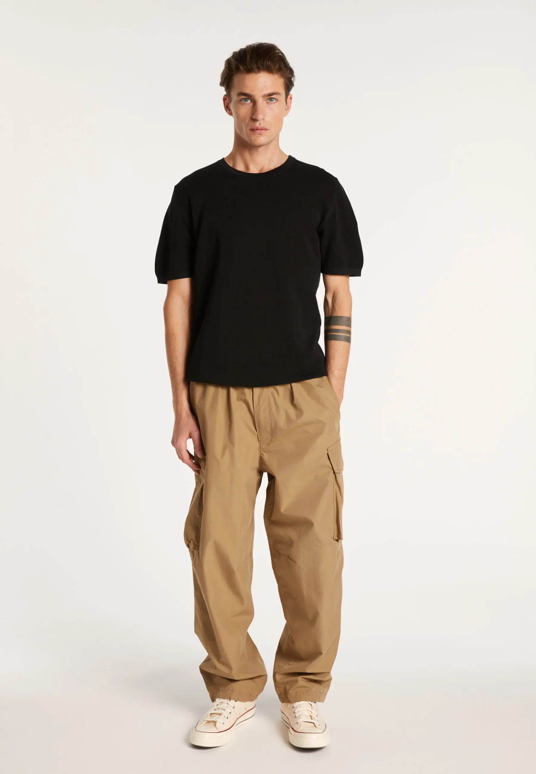 Montagut Polos Et T-Shirts-T-shirt en coton - Leonard 01-Noir