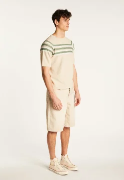 Montagut Polos Et T-Shirts-T-shirt en coton - Mario 13-Beige moyen