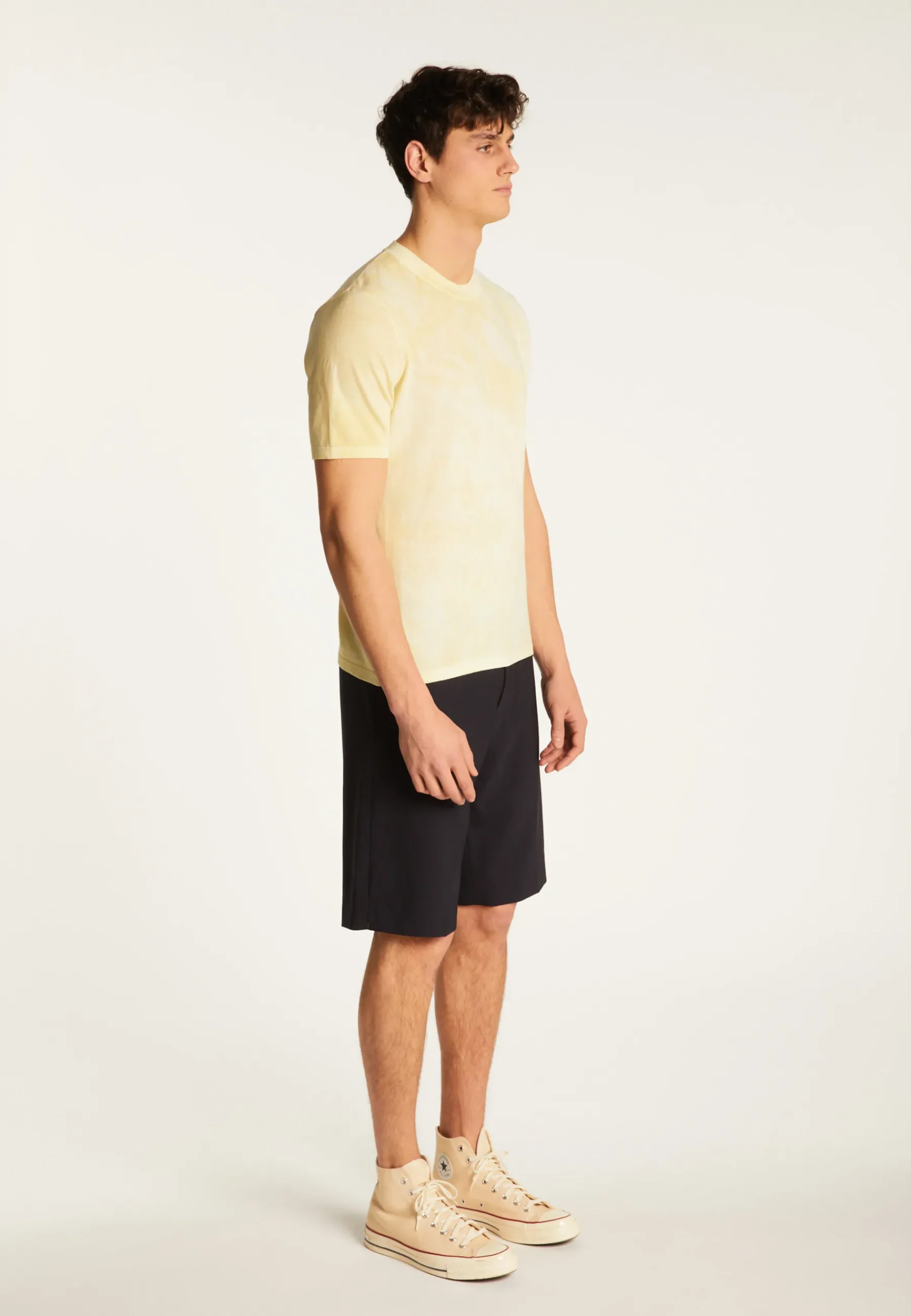 Montagut Polos Et T-Shirts-T-shirt en coton - Marquez 63-Batik paille