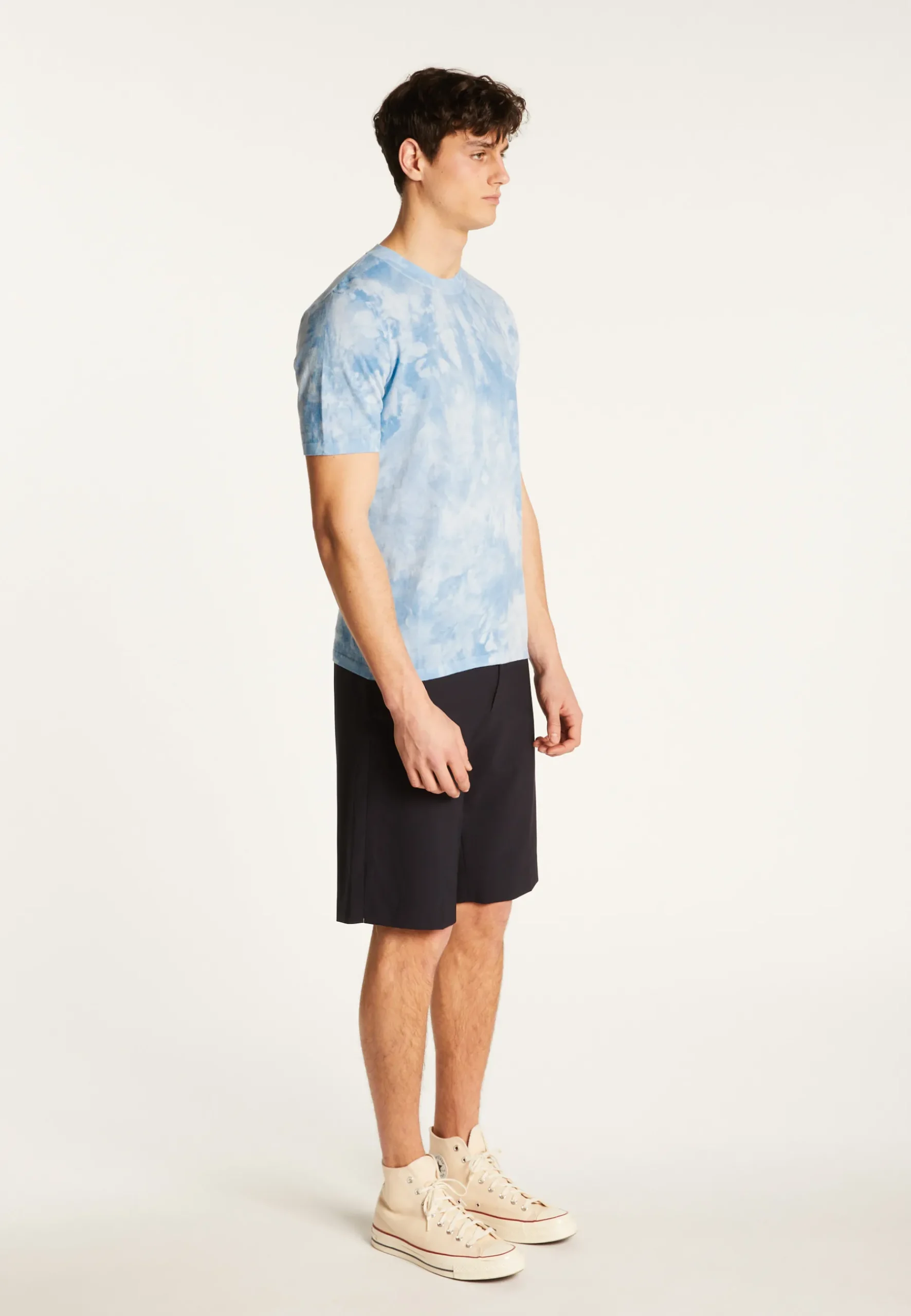 Montagut Polos Et T-Shirts-T-shirt en coton - Marquez 62-Batik ciel