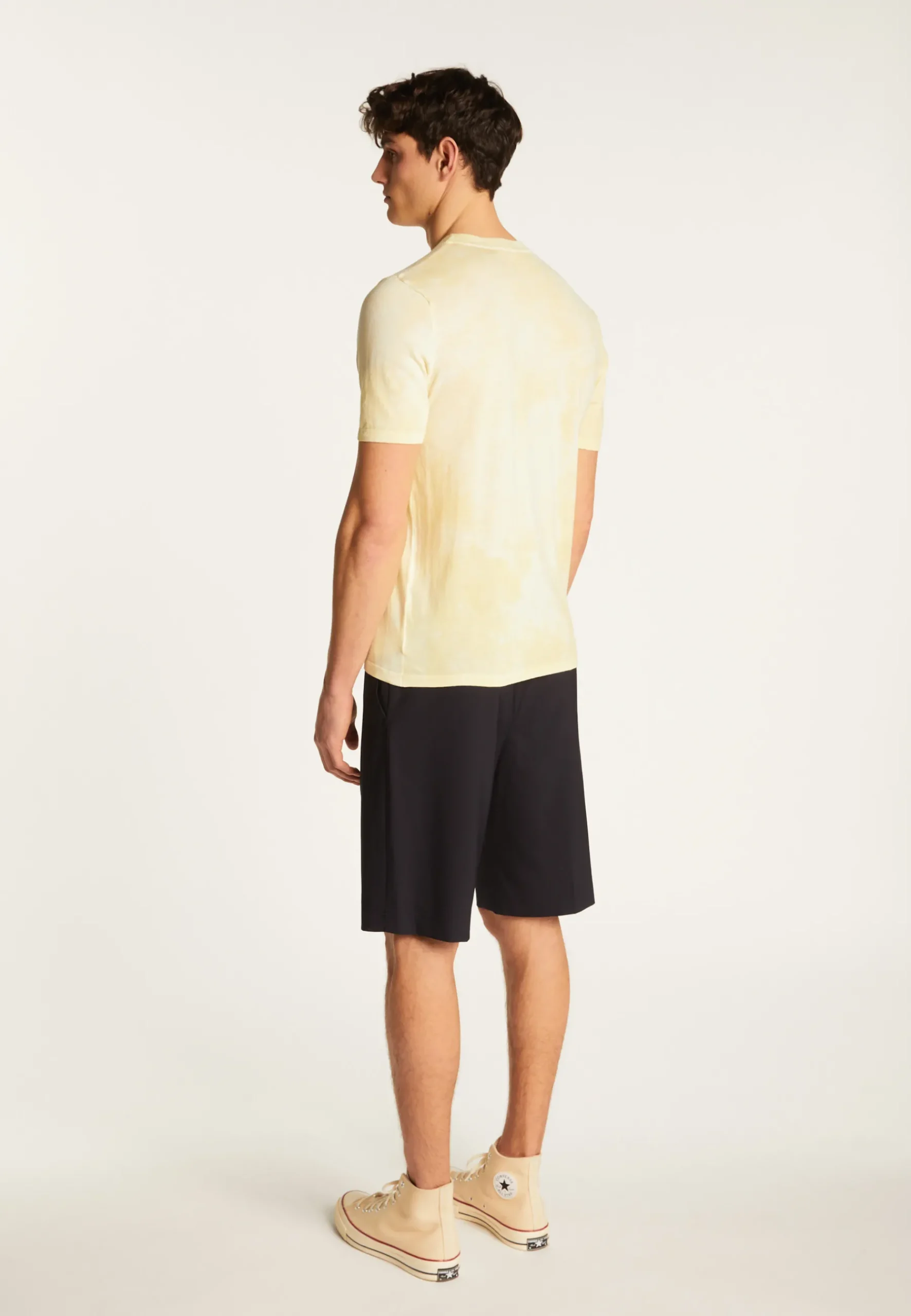 Montagut Polos Et T-Shirts-T-shirt en coton - Marquez 63-Batik paille