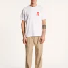 Montagut Polos Et T-Shirts-T-shirt en coton avec logo - Bahut 02-Blanc