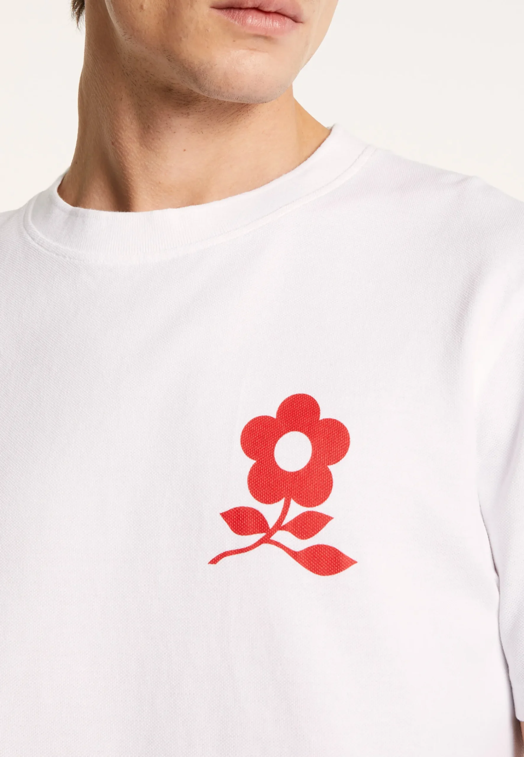 Montagut Polos Et T-Shirts-T-shirt en coton avec logo - Bahut 02-Blanc