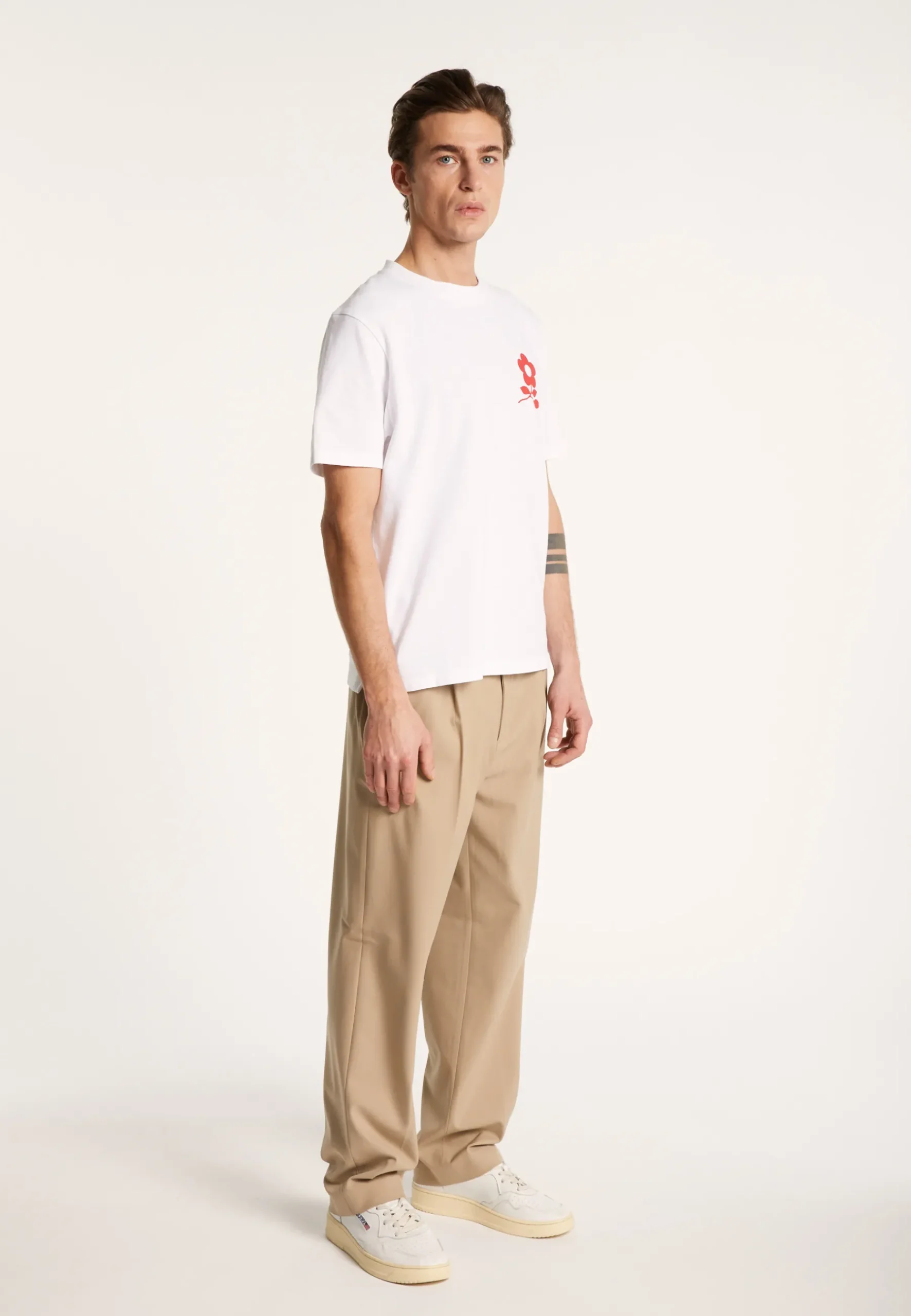 Montagut Polos Et T-Shirts-T-shirt en coton avec logo - Bahut 02-Blanc