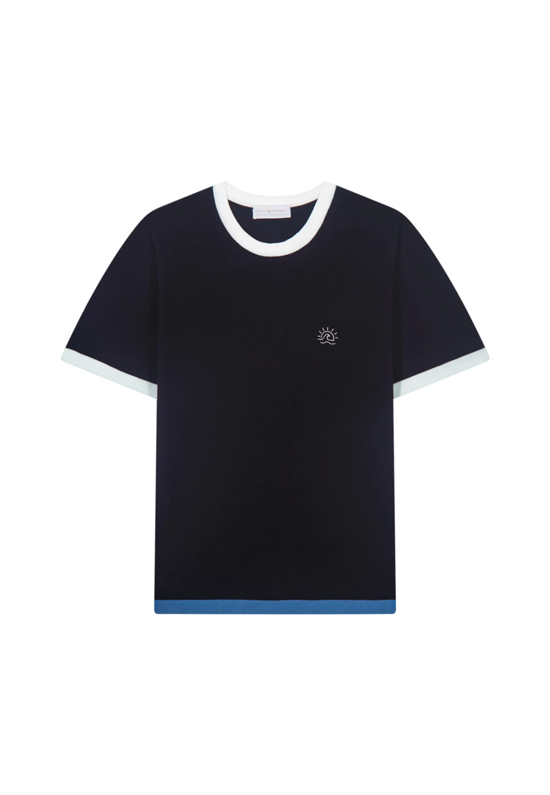 Montagut Polos Et T-Shirts-T-shirt en coton bio - Ivan 05-Bleu marine