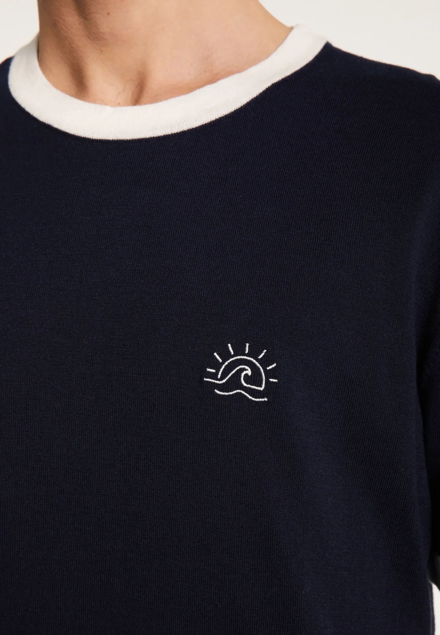 Montagut Polos Et T-Shirts-T-shirt en coton bio - Ivan 05-Bleu marine
