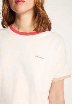 Montagut T-Shirts Et Débardeurs-T-shirt en coton bio - Lamara 82-Ecru