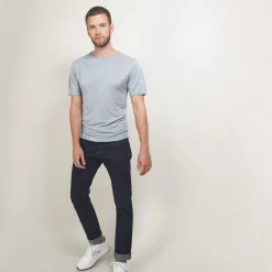 Montagut Polos Et T-Shirts-T-shirt en fibre de Bambou Cachemire - Babel 11-Gris clair