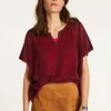 Montagut T-Shirts Et Débardeurs-T-shirt en fil lumière - Didi 51-Bordeaux
