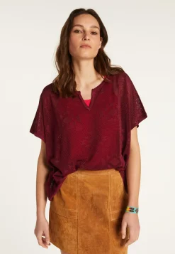 Montagut T-Shirts Et Débardeurs-T-shirt en fil lumière - Didi 51-Bordeaux