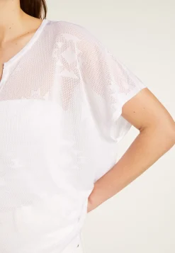 Montagut T-Shirts Et Débardeurs-T-shirt en fil lumière - Didi 82-Ecru
