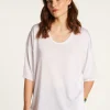 Montagut T-Shirts Et Débardeurs-T-shirt en fil lumière - Dolly 82-Ecru
