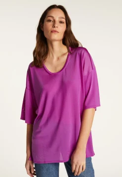 Montagut T-Shirts Et Débardeurs-T-shirt en fil lumière - Dolly 16-Violet clair
