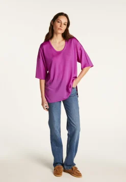 Montagut T-Shirts Et Débardeurs-T-shirt en fil lumière - Dolly 16-Violet clair