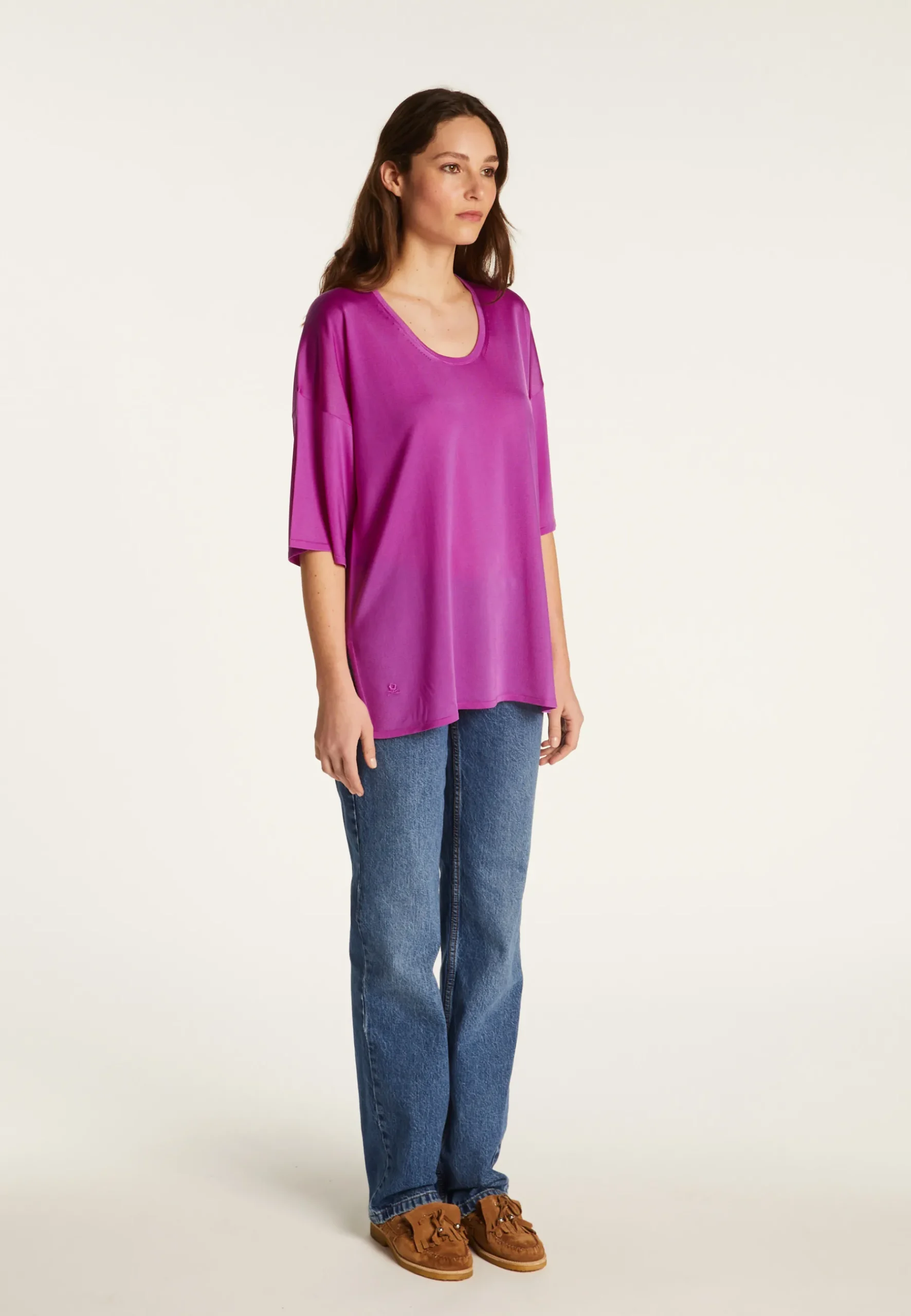 Montagut T-Shirts Et Débardeurs-T-shirt en fil lumière - Dolly 16-Violet clair