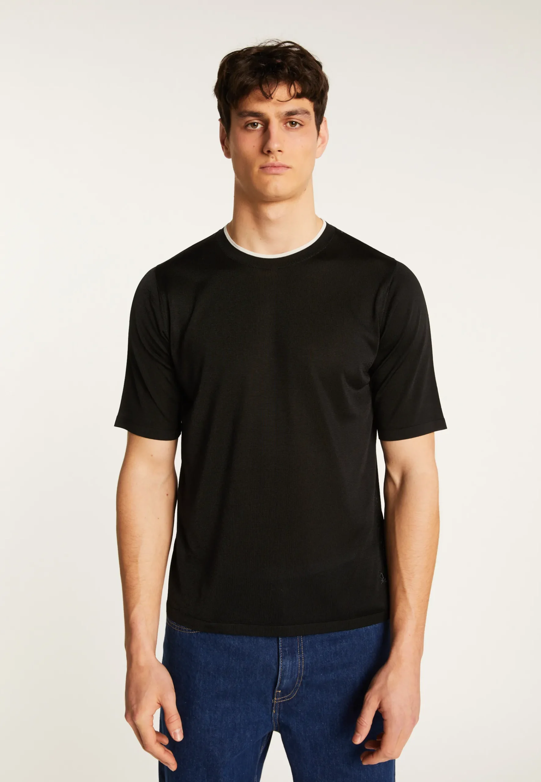 Montagut Le Fil Lumière®-T-shirt en fil lumière - Mael 01-Noir