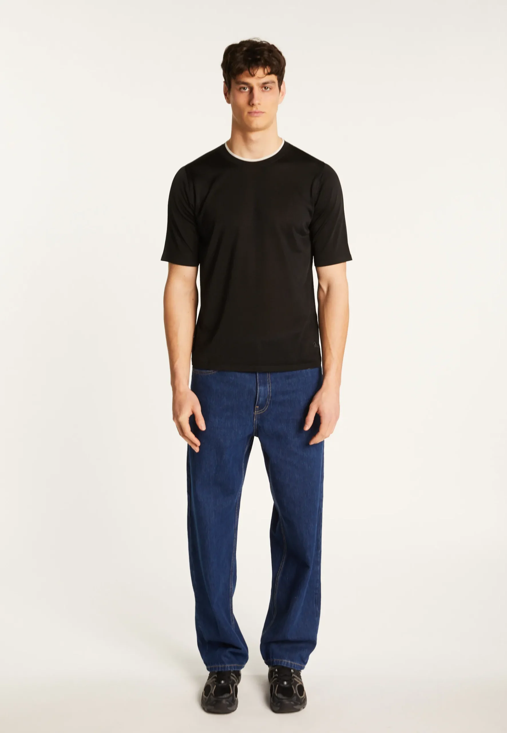 Montagut Le Fil Lumière®-T-shirt en fil lumière - Mael 01-Noir