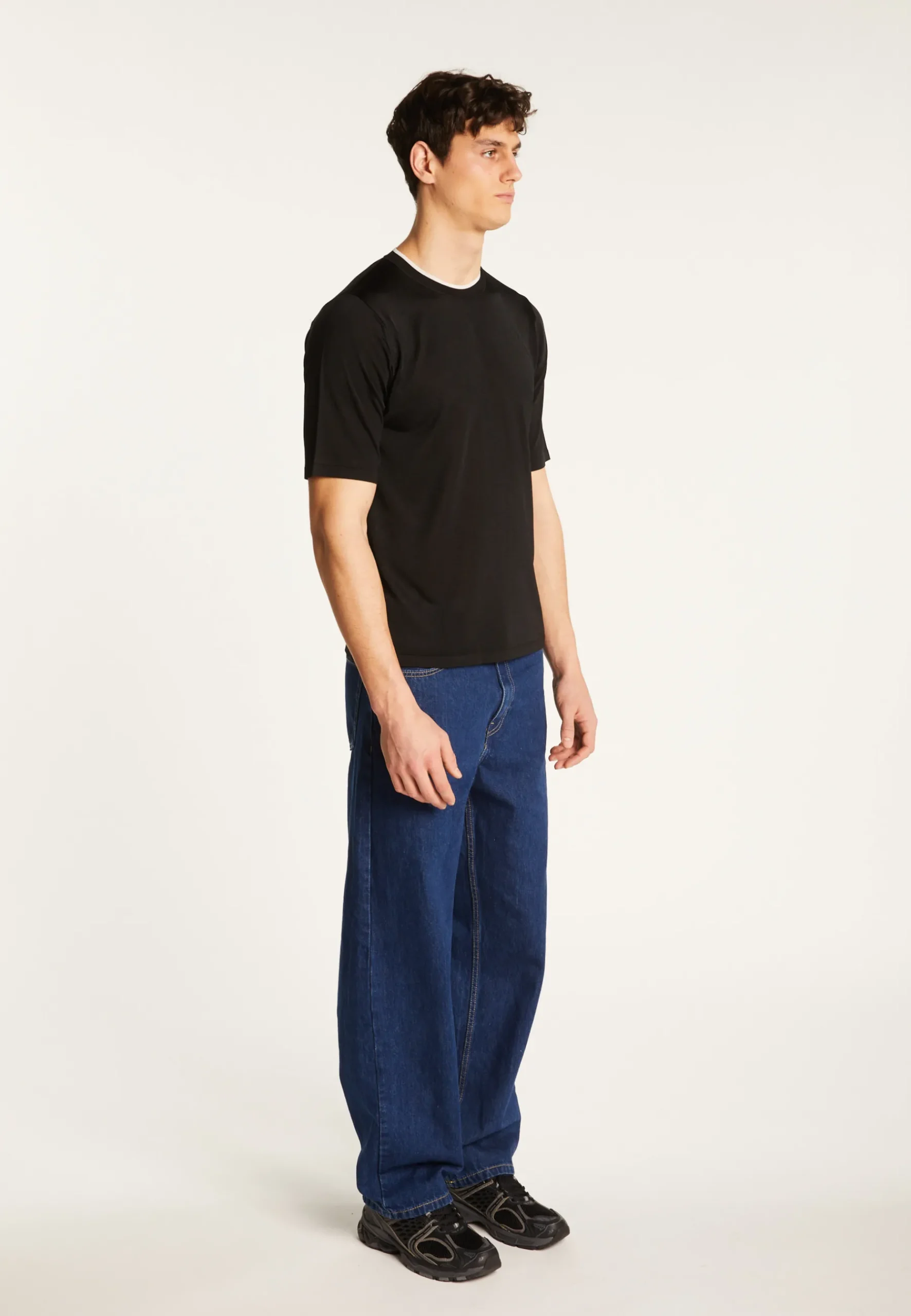 Montagut Le Fil Lumière®-T-shirt en fil lumière - Mael 01-Noir