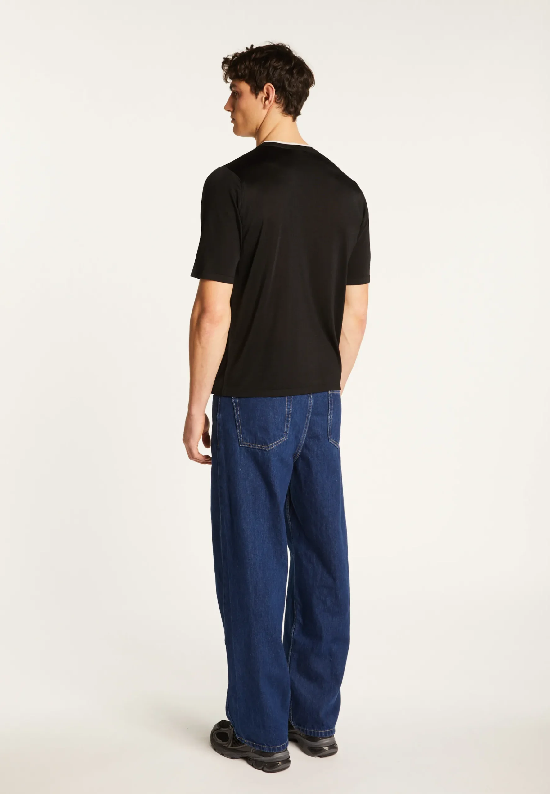 Montagut Le Fil Lumière®-T-shirt en fil lumière - Mael 01-Noir
