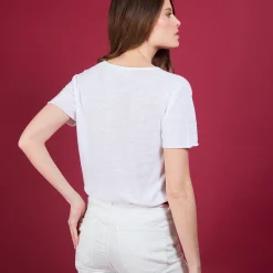 Montagut T-Shirts Et Débardeurs-T-shirt en lin flammé - Balkan
