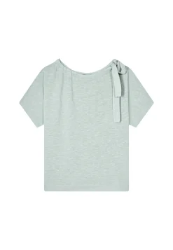 Montagut T-Shirts Et Débardeurs-T-shirt en lin flammé - Lise 23-Vert clair