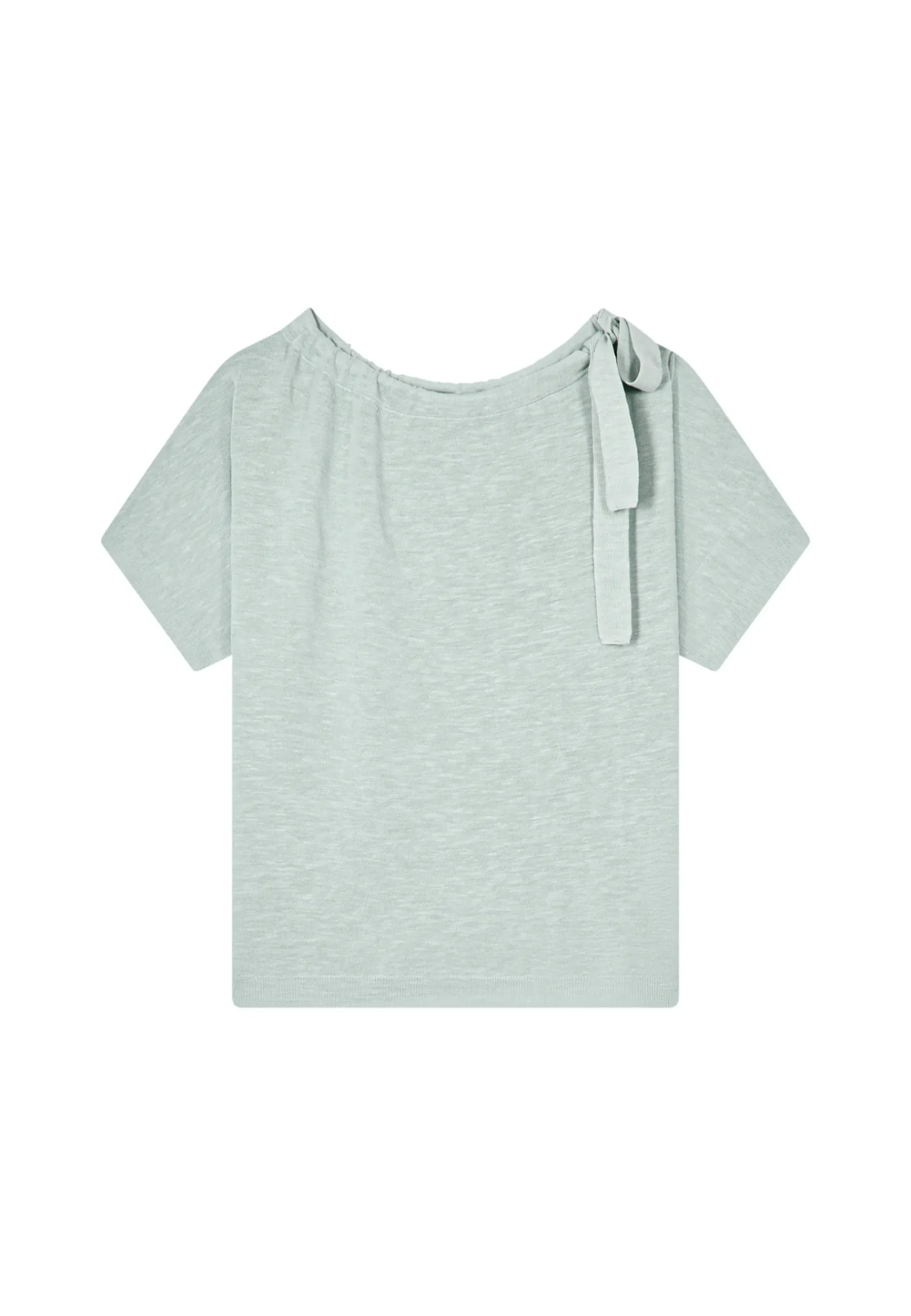 Montagut T-Shirts Et Débardeurs-T-shirt en lin flammé - Lise 23-Vert clair
