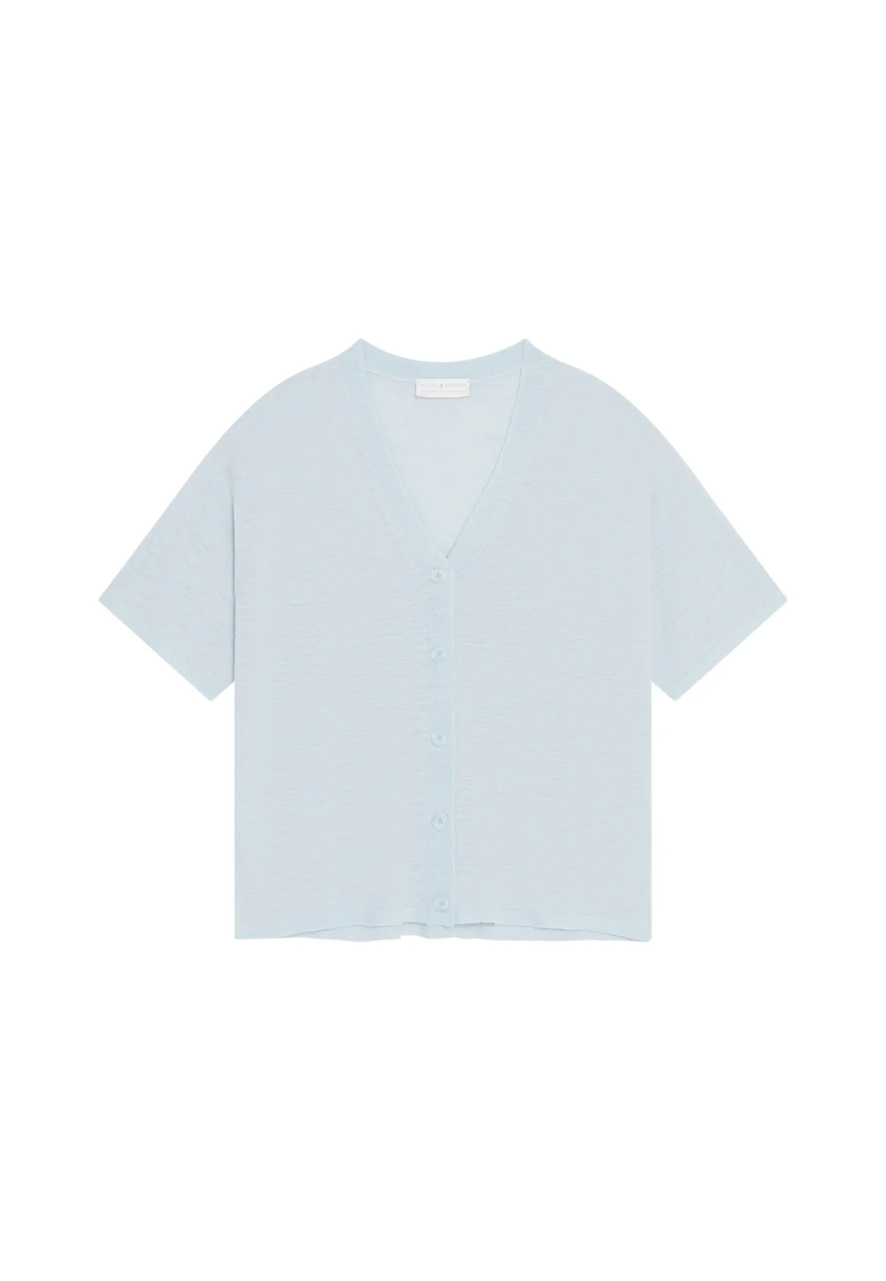 Montagut T-Shirts Et Débardeurs-T-shirt en lin flammé - Maddie 04-Bleu clair
