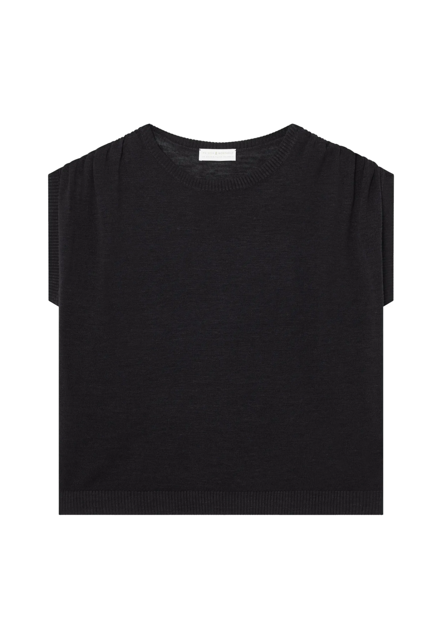Montagut T-Shirts Et Débardeurs-T-shirt en lin flammé - Marine 05-Bleu marine