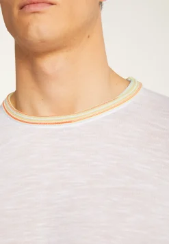 Montagut Polos Et T-Shirts-T-shirt en lin flammé - Mauro 82-Ecru