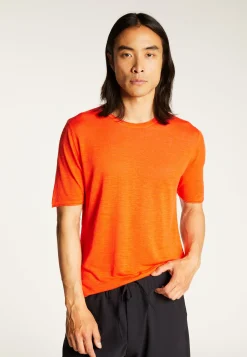 Montagut Polos Et T-Shirts-T-shirt en lin flammé - Renaud 15-Orange