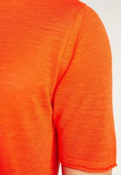 Montagut Polos Et T-Shirts-T-shirt en lin flammé - Renaud 15-Orange
